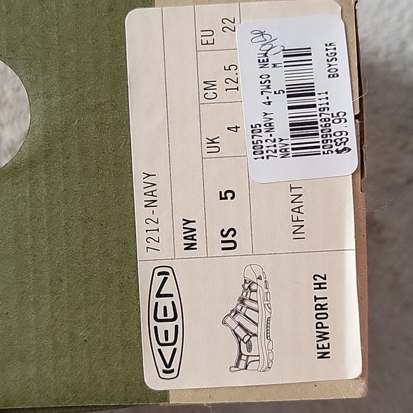 Keen little kids Newport H2 sz 5 - Picture 7 of 7